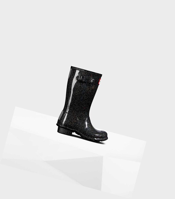 Bottes Courtes Hunter Original Big Starcloud Wellington Enfant Noir | 08631BZFA