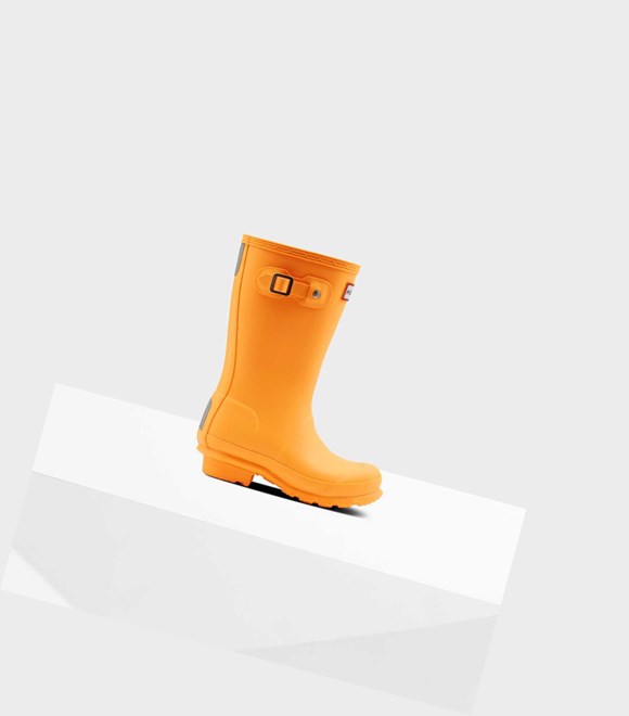 Bottes Courtes Hunter Original Big Wellington Enfant Orange | 80962PVOW