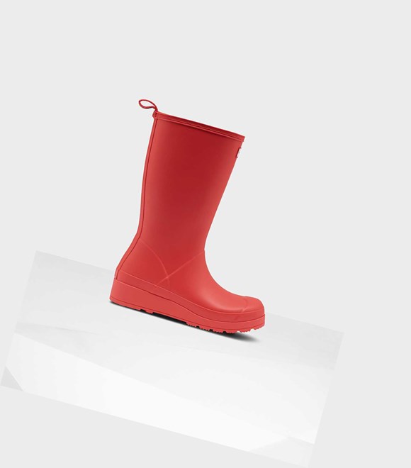 Bottes Hautes Hunter Original Play Wellington Femme Rouge | 37894EBYK