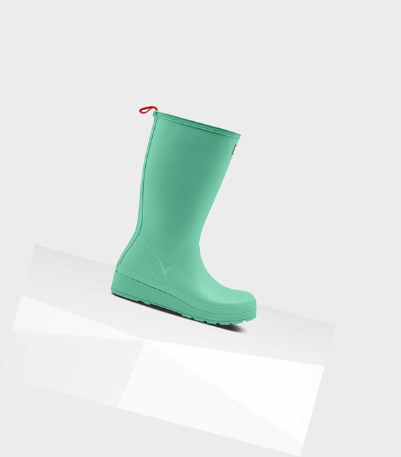 Bottes Hautes Hunter Original Play Wellington Femme Vert | 53972EYVR