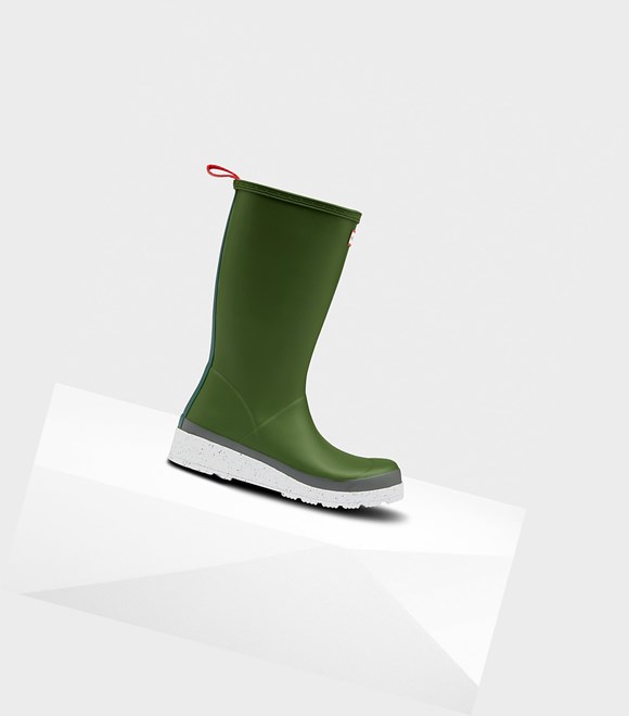 La Botte Play Hunter Original Alti Speckle Rain Femme Vert Blanche | 31547UIZP