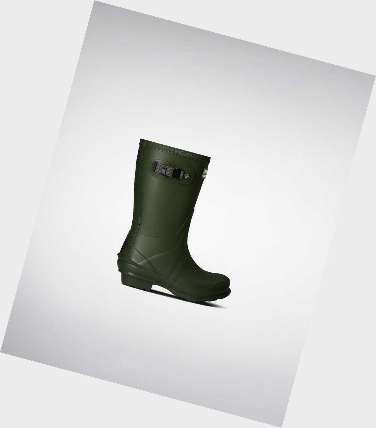 Bottes Courtes Hunter Norris Wellington Enfant Vert | 41395JOBD