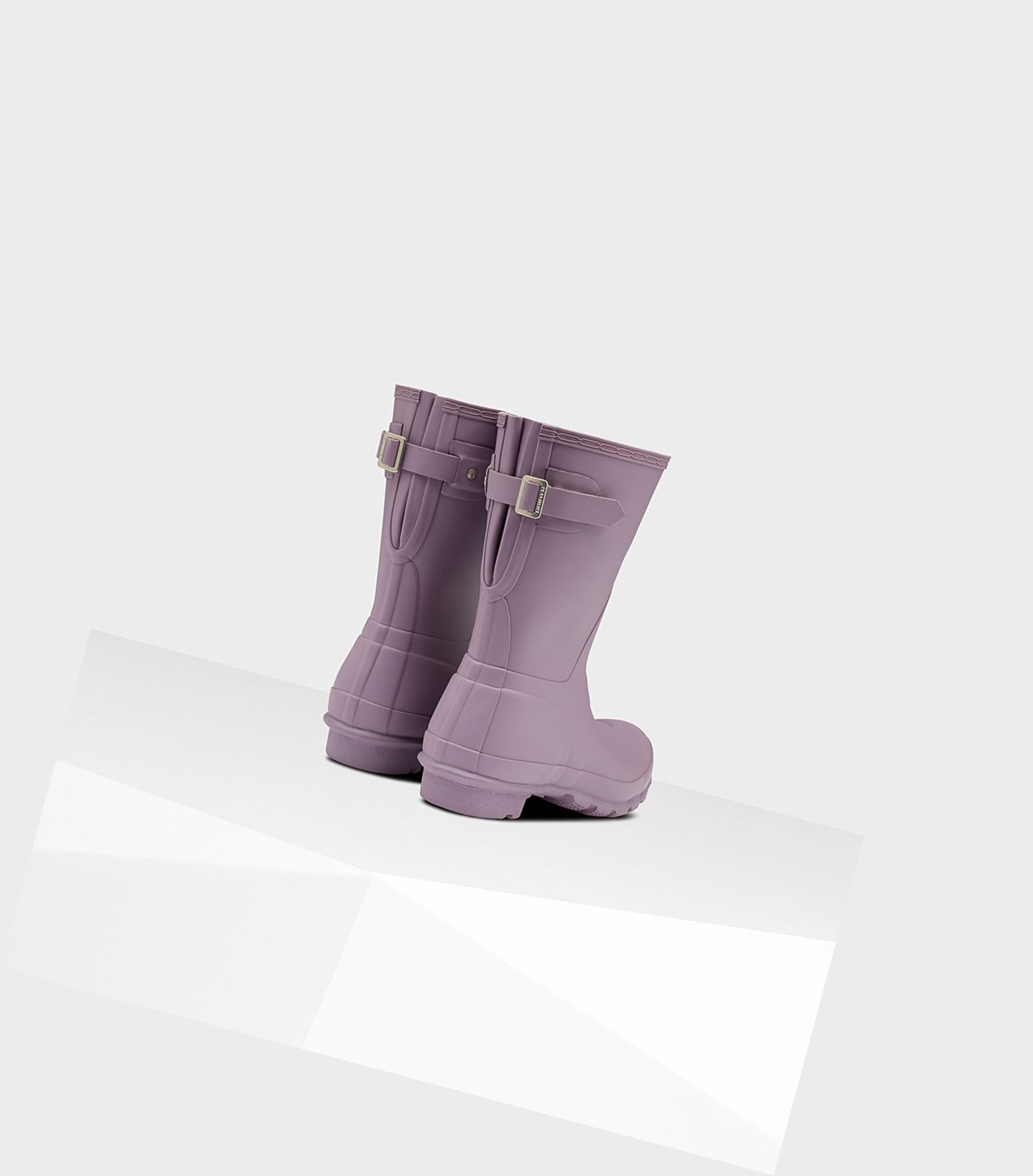 Bottes Courtes Hunter Original Back Adjustable Femme Violette | 24380JTES