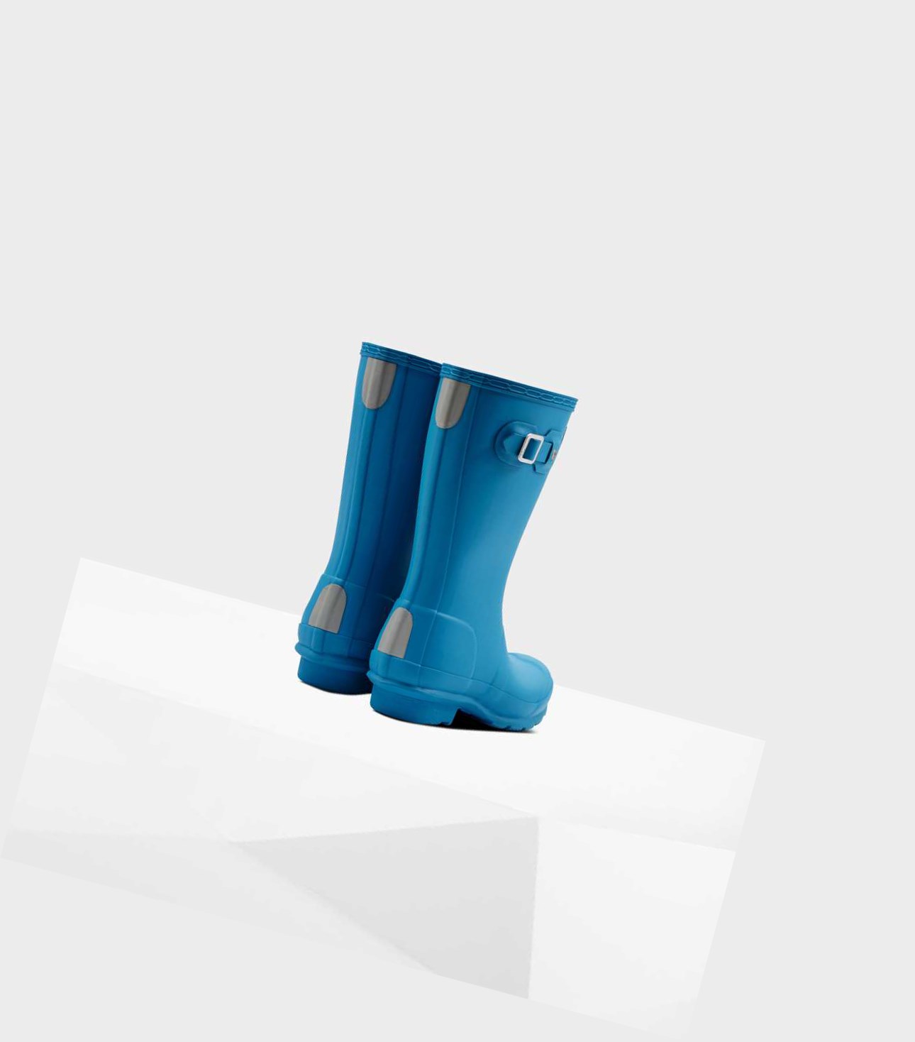 Bottes Courtes Hunter Original Big Wellington Enfant Bleu | 07613VFAO