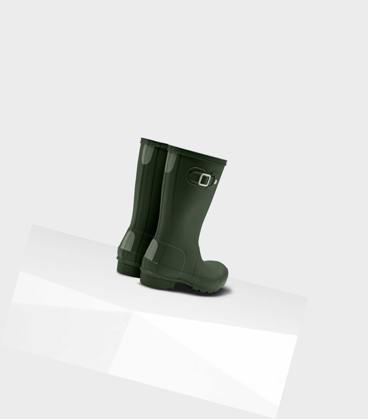 Bottes Courtes Hunter Original Big Wellington Enfant Vert | 56792REJA