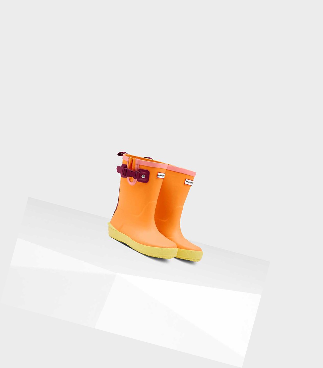 Bottes Courtes Hunter Original Davison Wellington Enfant Orange | 87546NPCT