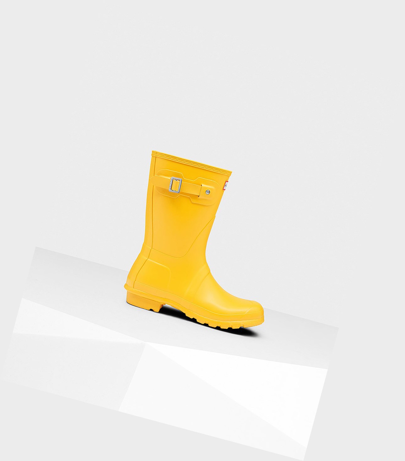 Bottes Courtes Hunter Original Femme Jaune | 41897POUJ