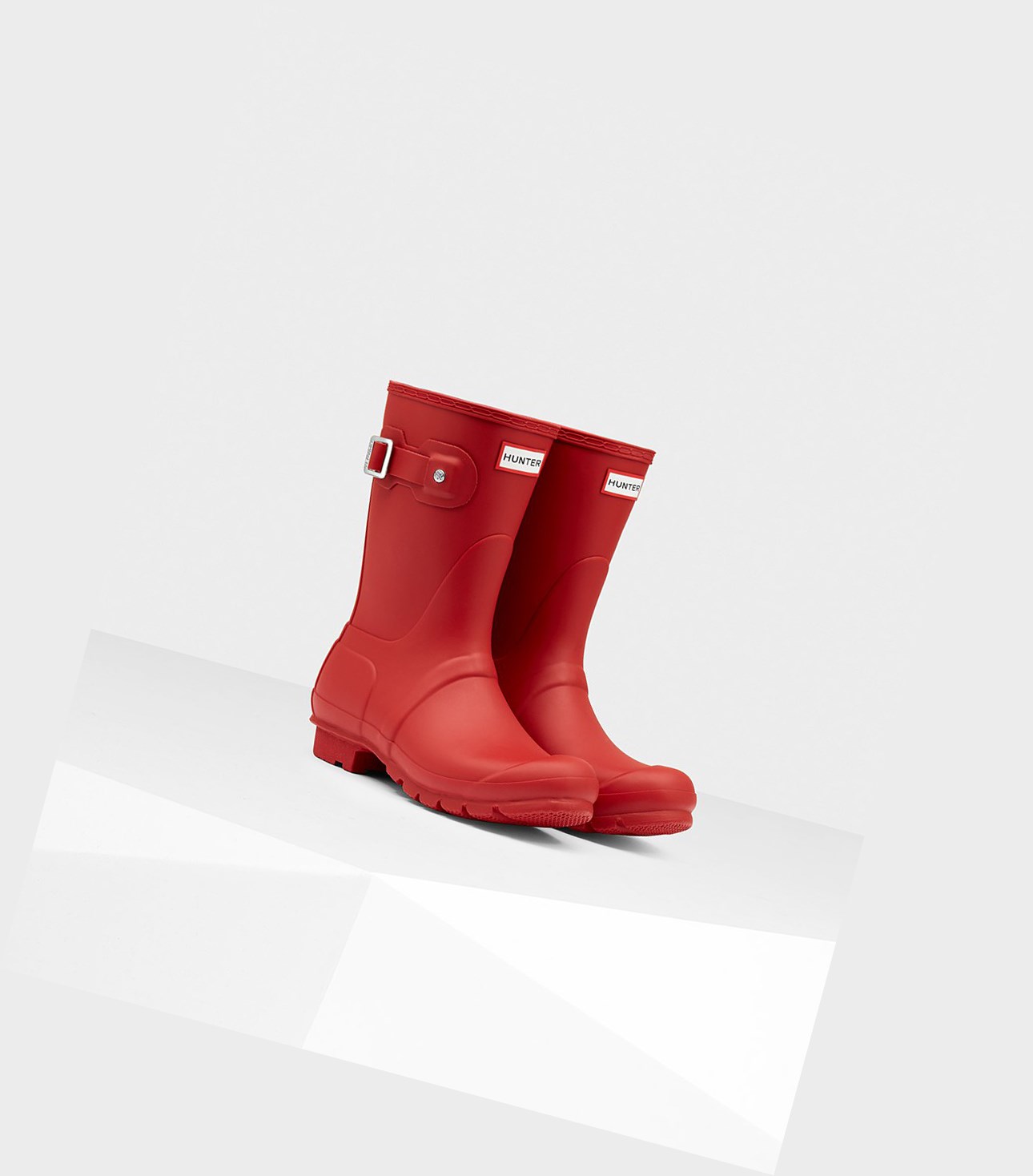 Bottes Courtes Hunter Original Femme Rouge | 32857DEHM