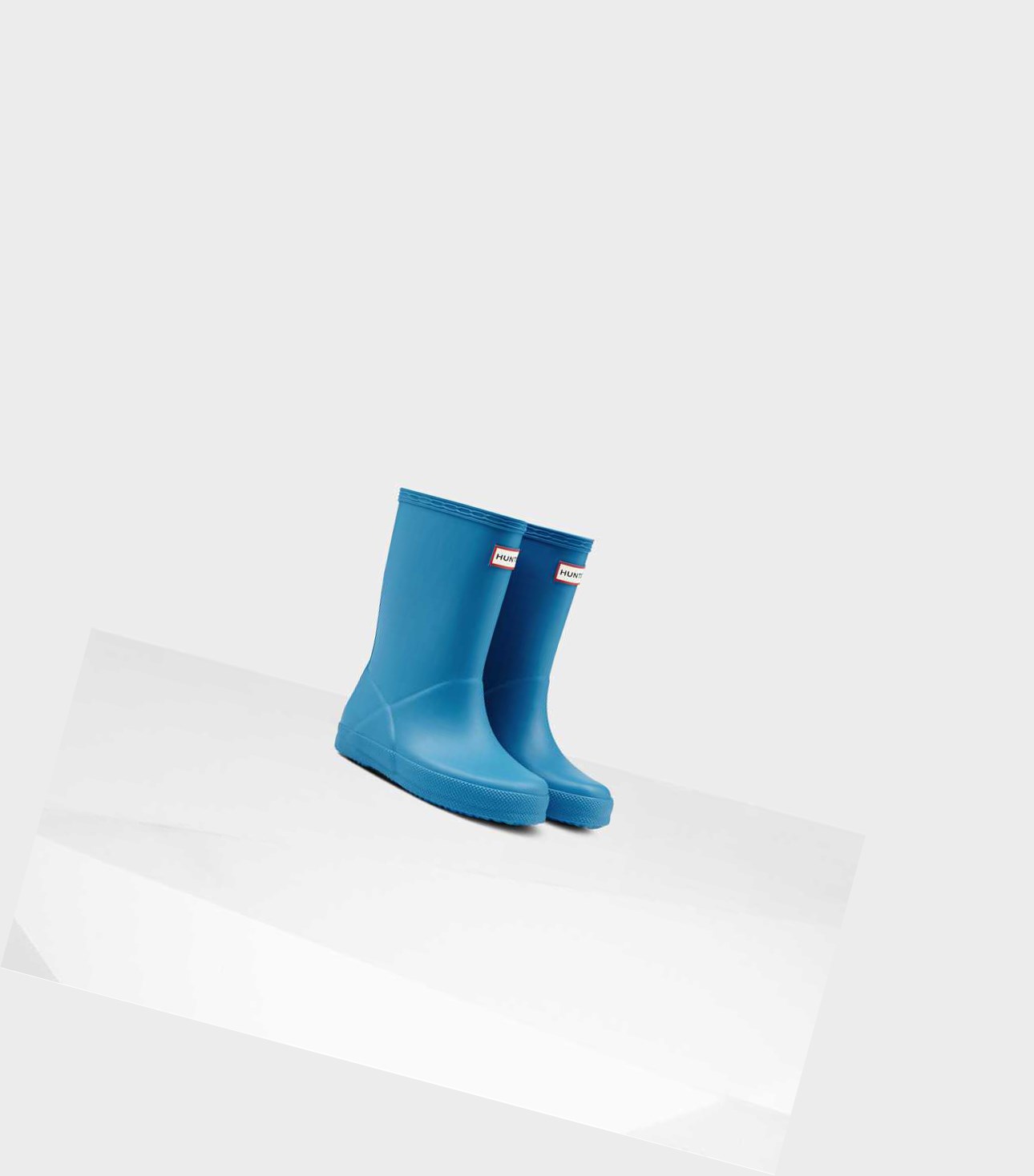 Bottes Courtes Hunter Original First Classiche Wellington Enfant Bleu | 62593BPYO