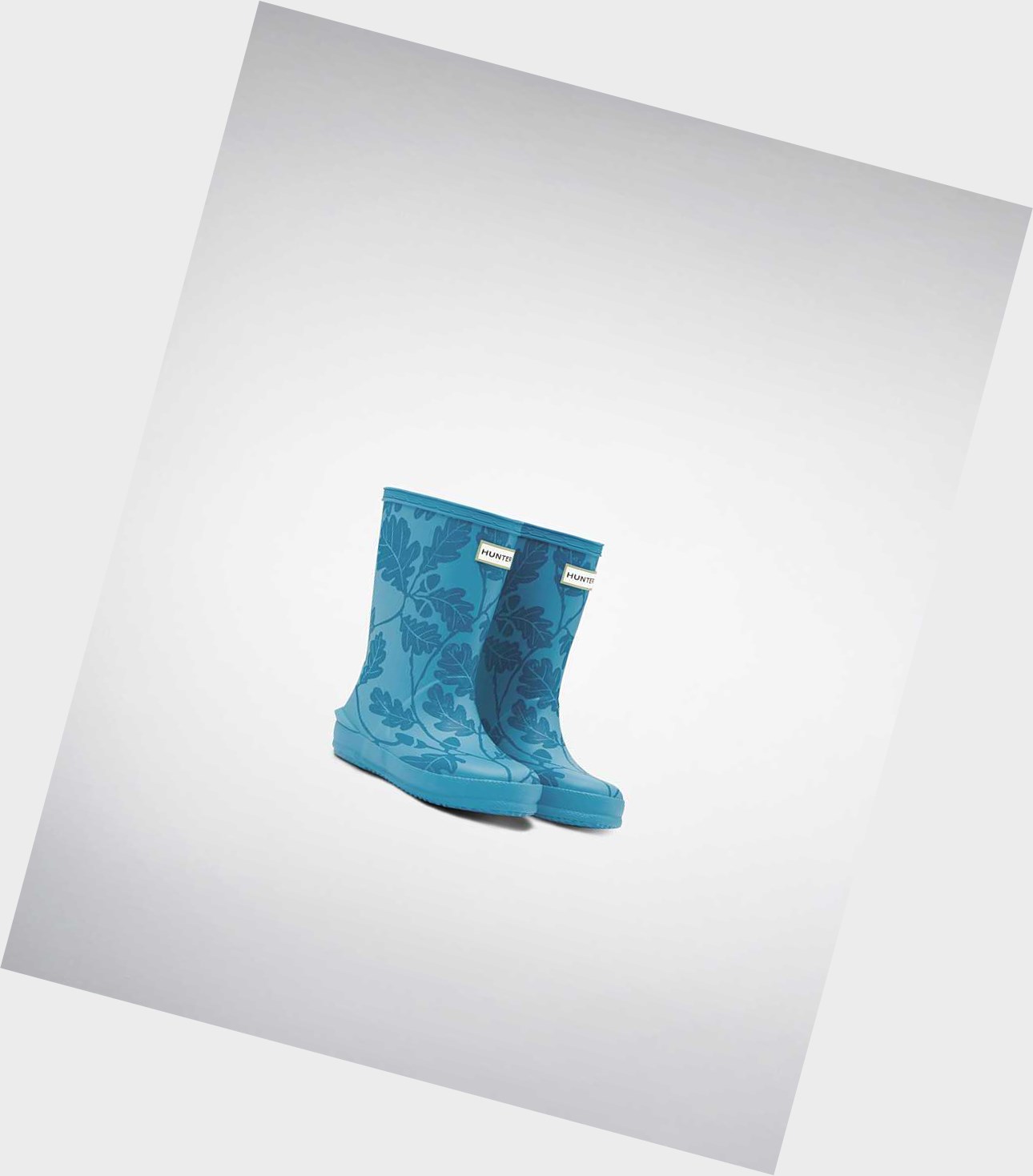 Bottes Courtes Hunter Original First National Trust Print Wellington Enfant Bleu | 20956RMTJ