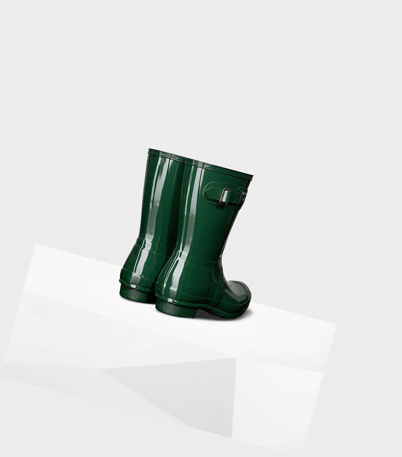 Bottes Courtes Hunter Original Gloss Femme Vert | 05412JGDB