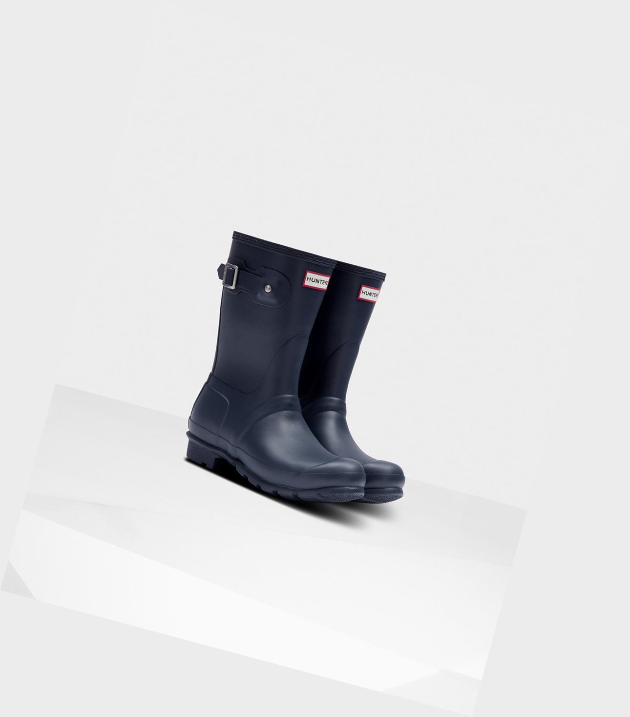 Bottes Courtes Hunter Original Insulated Femme Bleu Marine | 90127KMXI