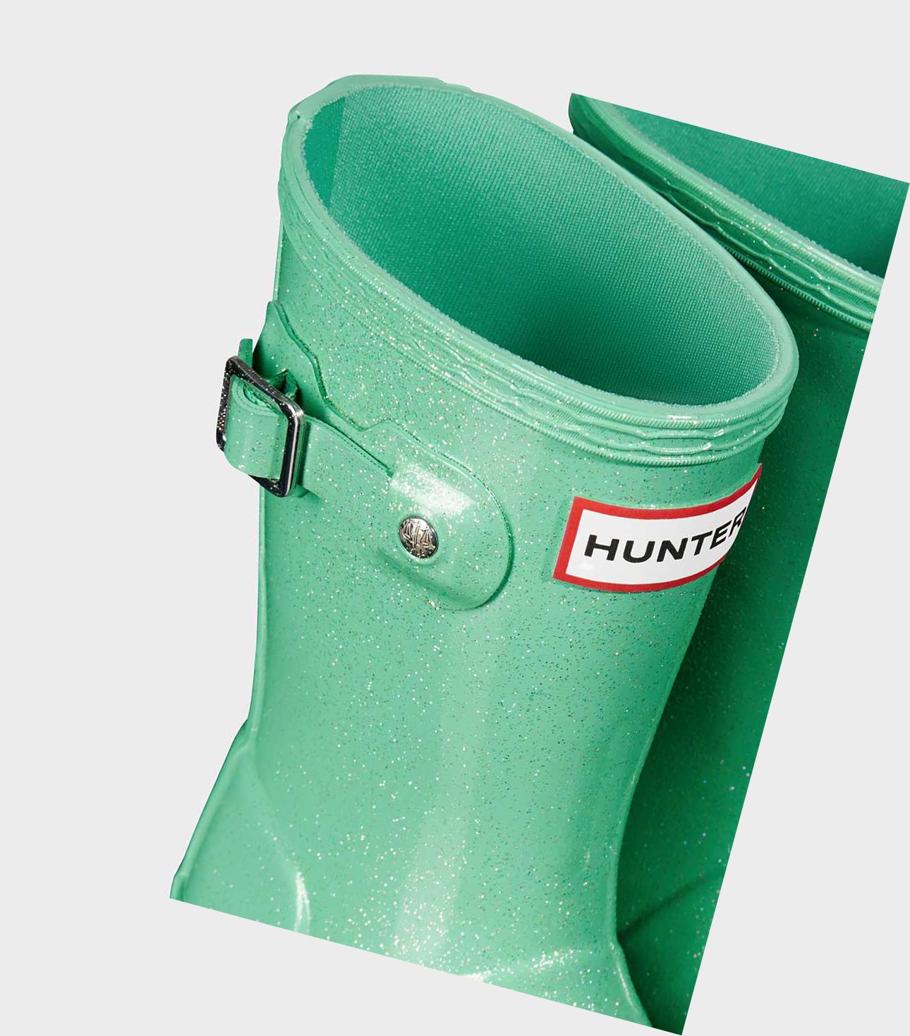 Bottes Courtes Hunter Original Little Starcloud Wellington Enfant Vert | 30219HOQY