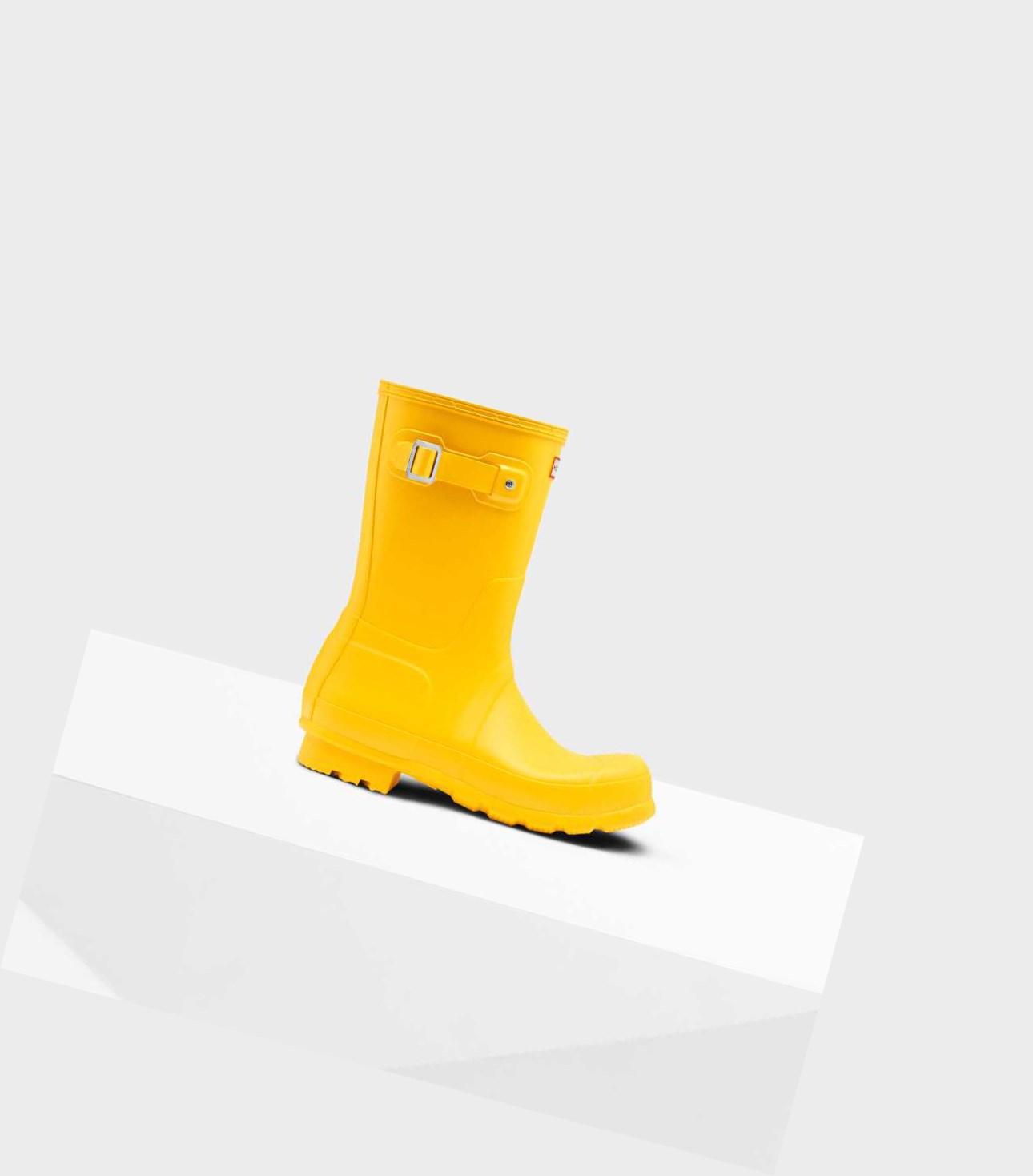 Bottes Courtes Hunter Original Wellington Homme Jaune | 59024XNGI