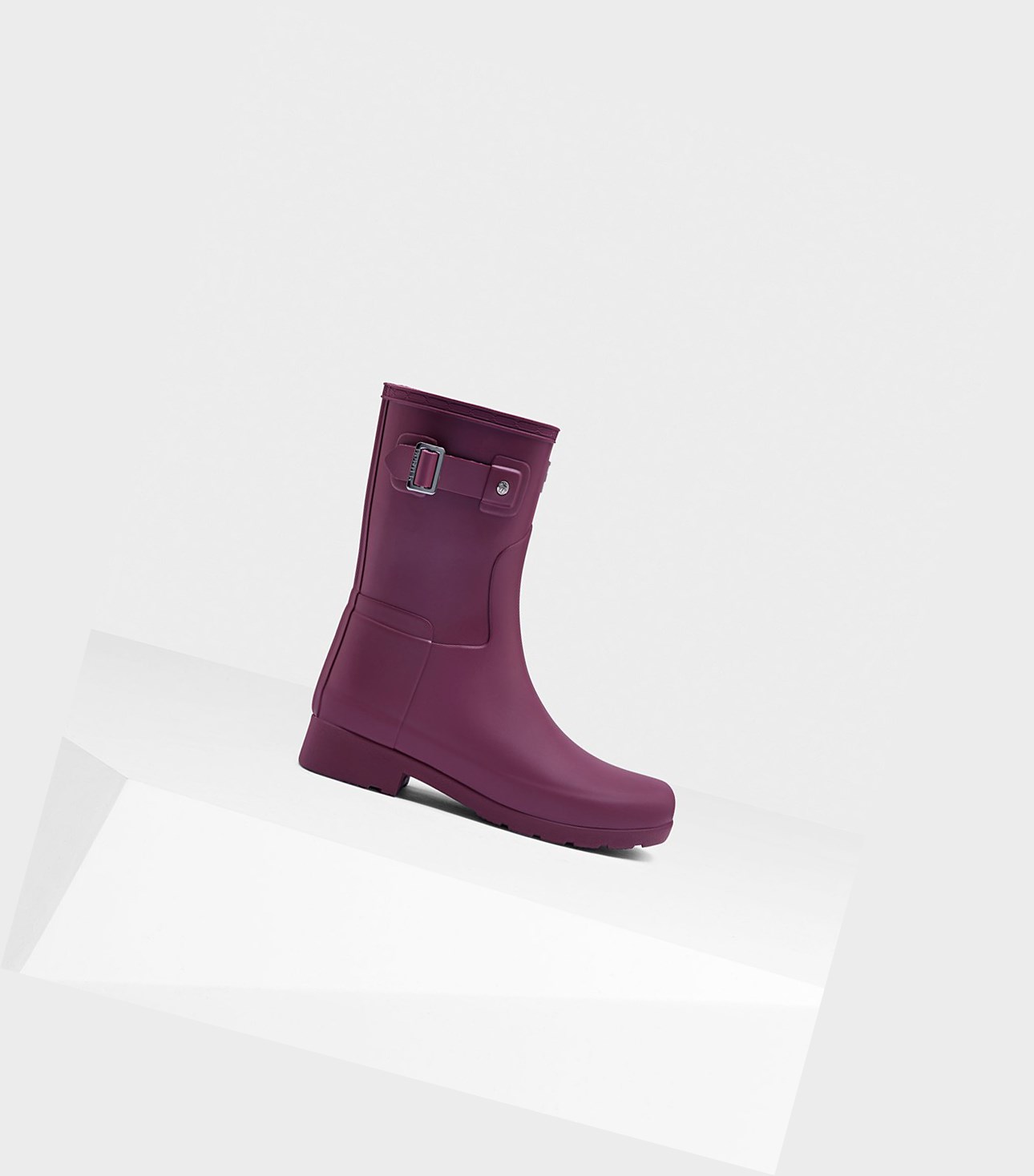 Bottes Courtes Hunter Refined Slim Fit Femme Violette | 81306EPKX