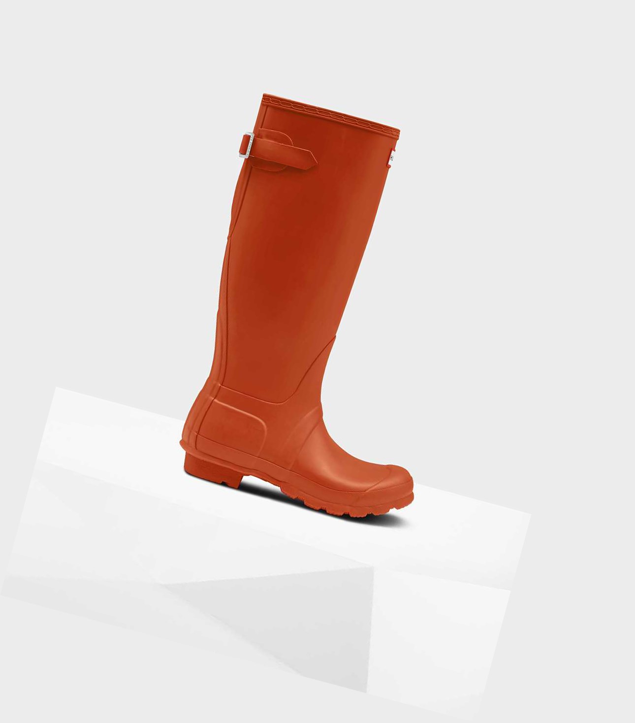 Bottes Hautes Hunter Original Alti Back Wellington Adjustable Femme Rouge | 28167ASIG