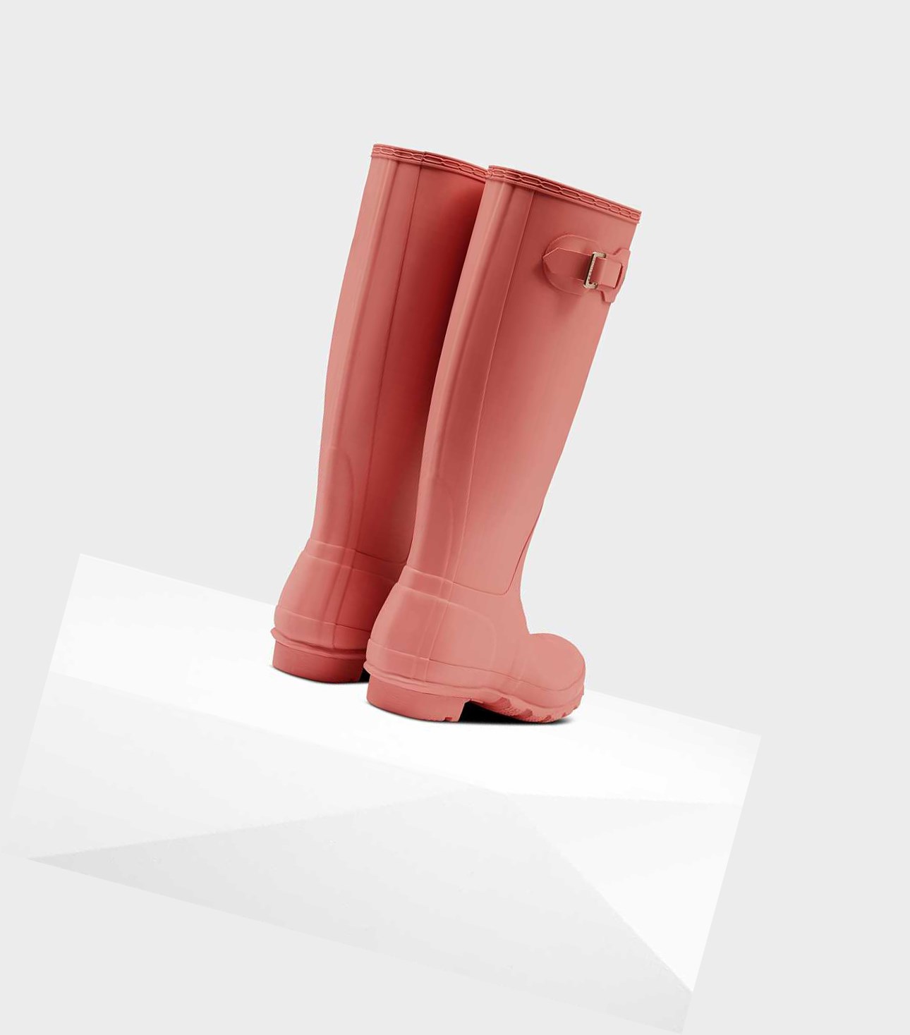 Bottes Hautes Hunter Original Wellington Femme Rose | 02471ZKNQ