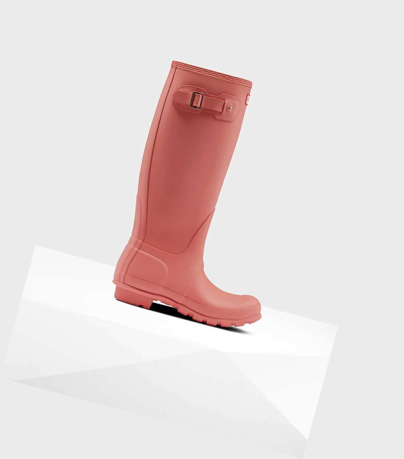 Bottes Hautes Hunter Original Wellington Femme Rose | 02471ZKNQ