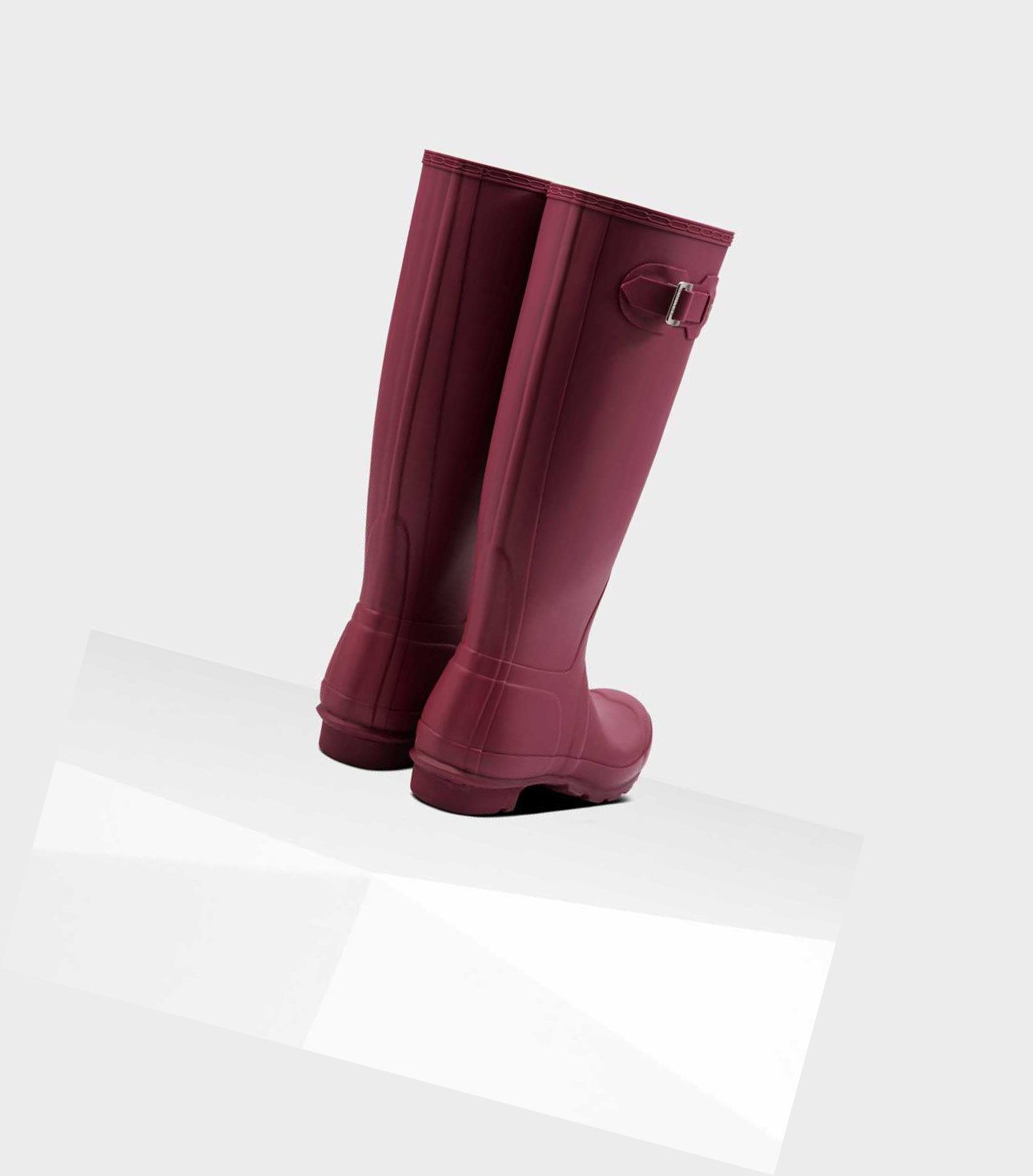 Bottes Hautes Hunter Original Wellington Femme Rouge | 14689IRMV