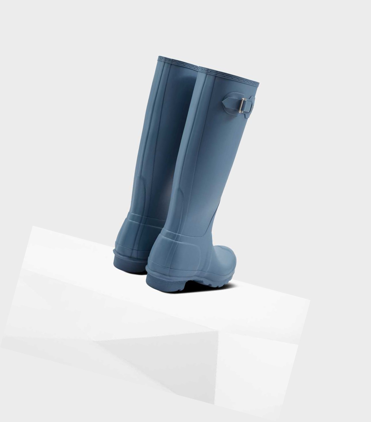 Bottes Hautes Hunter Original Wellington Femme Bleu | 14890MHFO