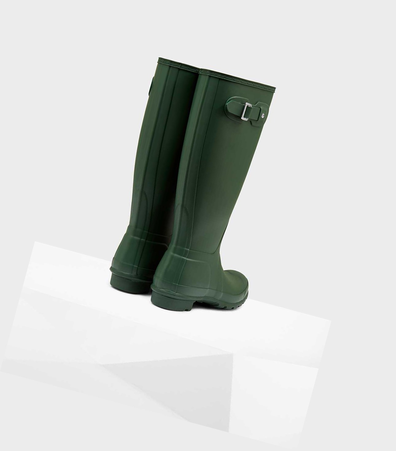 Bottes Hautes Hunter Original Wellington Femme Vert | 71480ZJKI