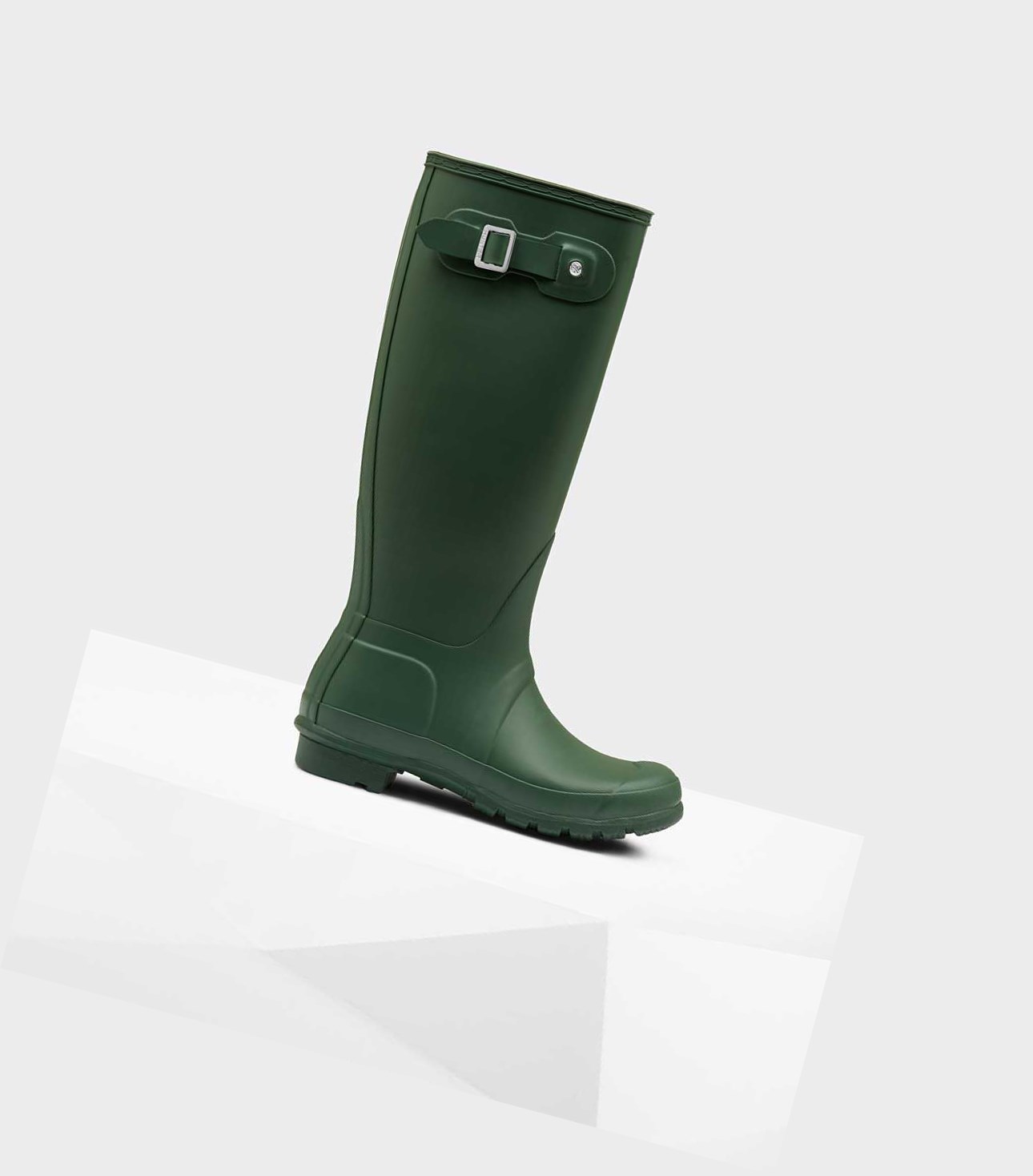 Bottes Hautes Hunter Original Wellington Femme Vert | 71480ZJKI