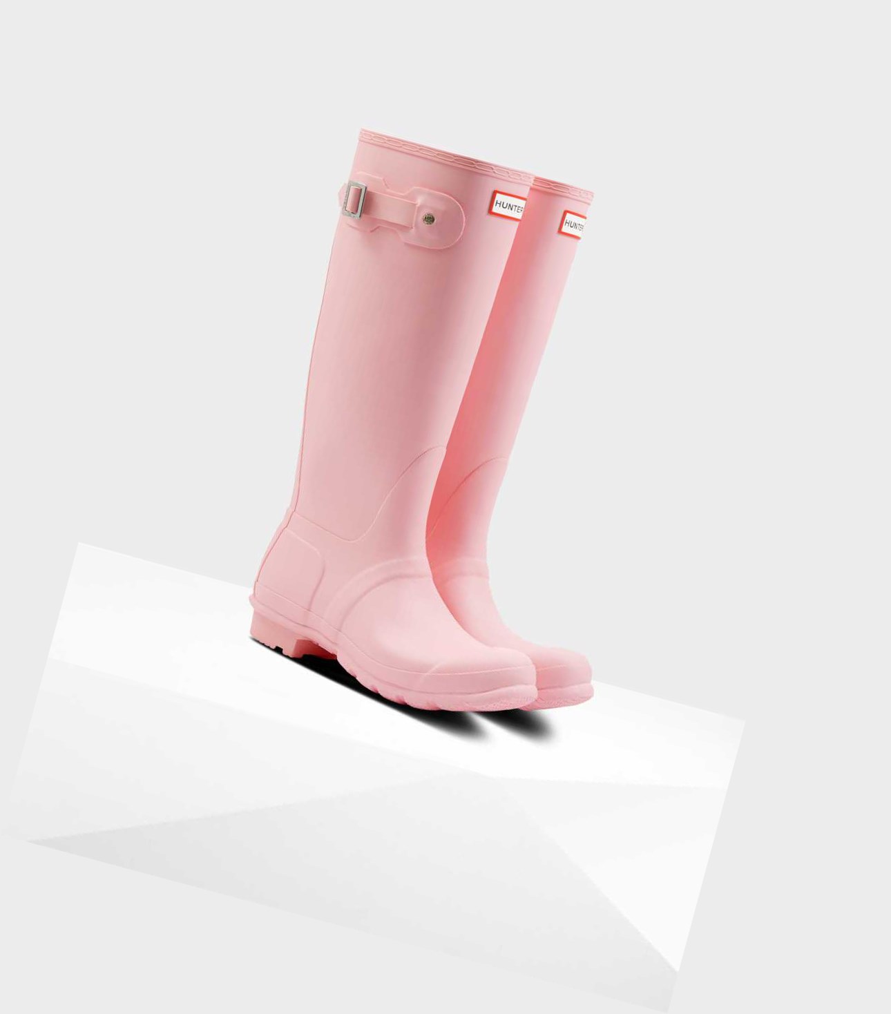 Bottes Hautes Hunter Original Wellington Femme Rose | 85203DQGM