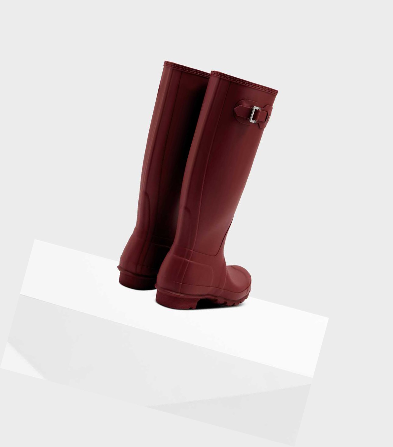 Bottes Hautes Hunter Original Wellington Femme Rouge | 89402RITJ