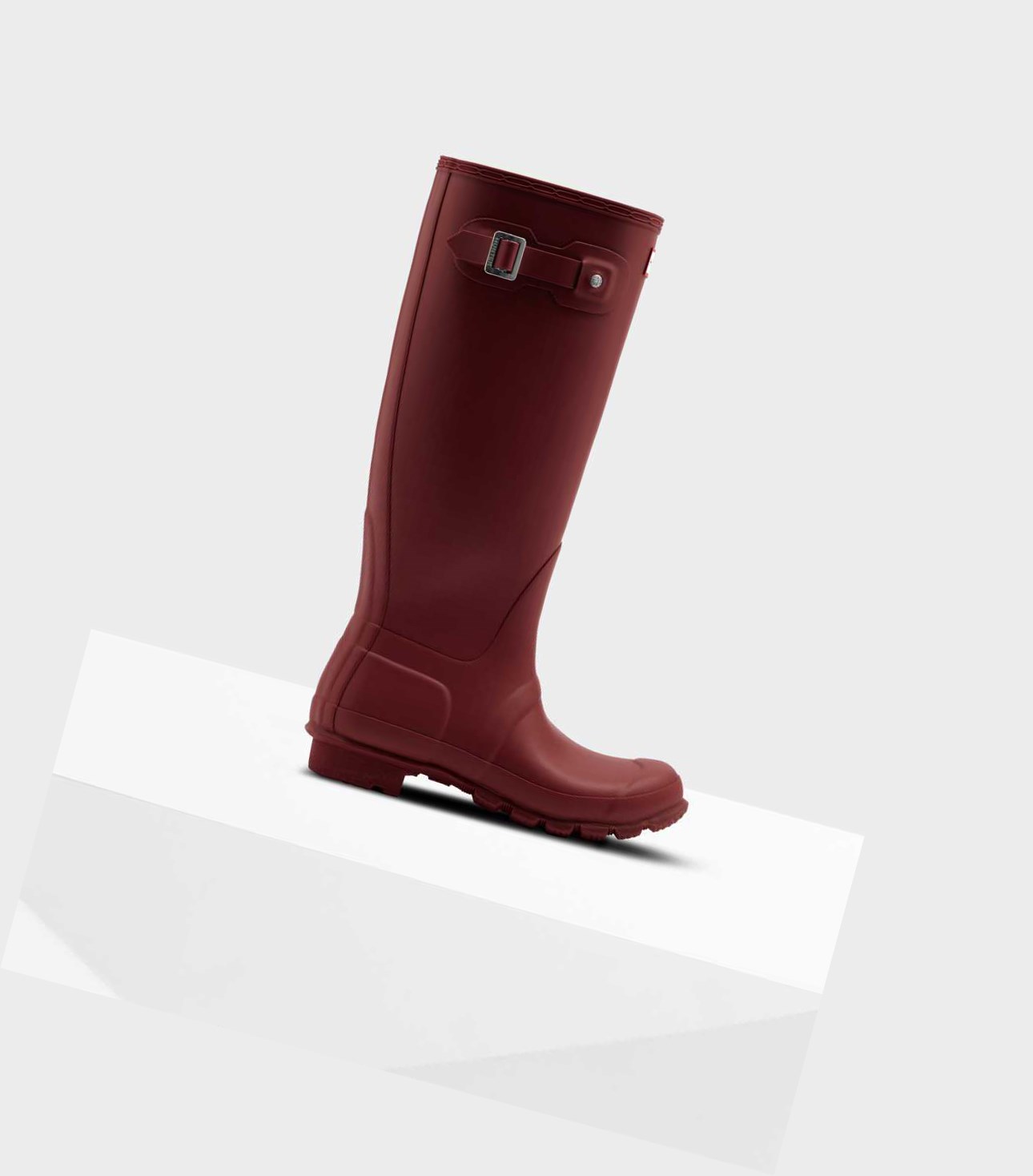 Bottes Hautes Hunter Original Wellington Femme Rouge | 89402RITJ