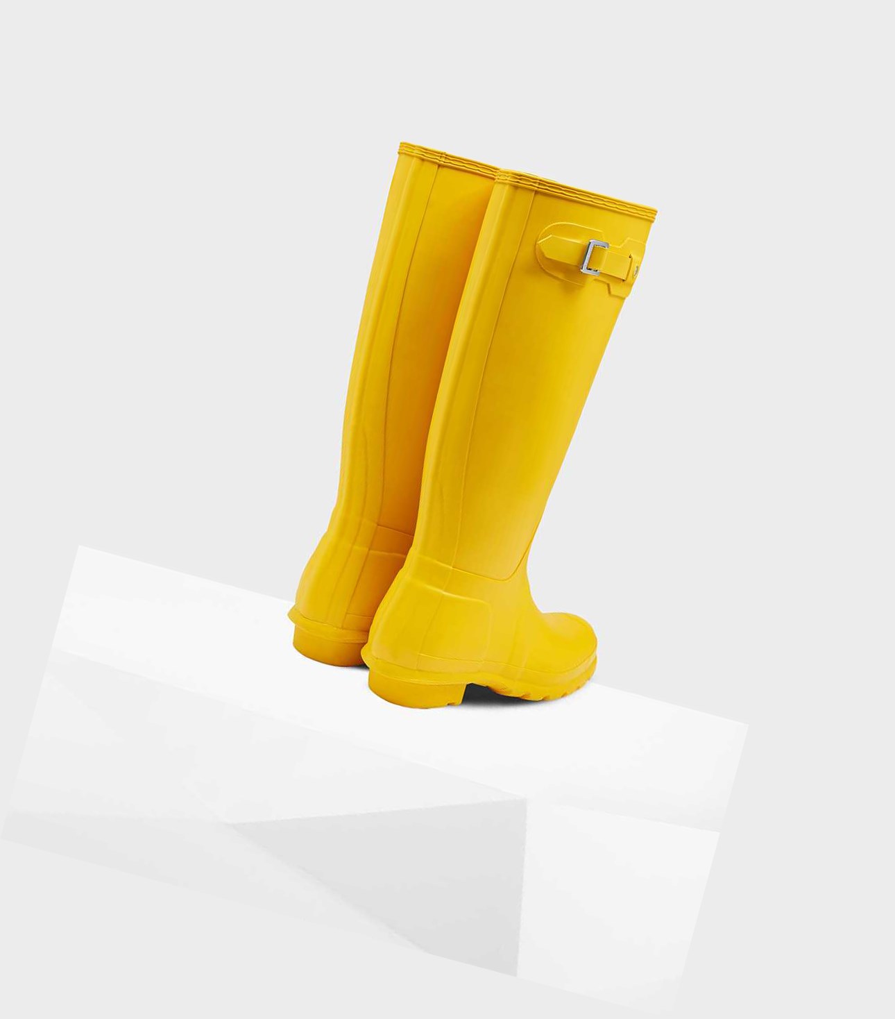 Bottes Hautes Hunter Original Wellington Femme Jaune | 97621LVBX