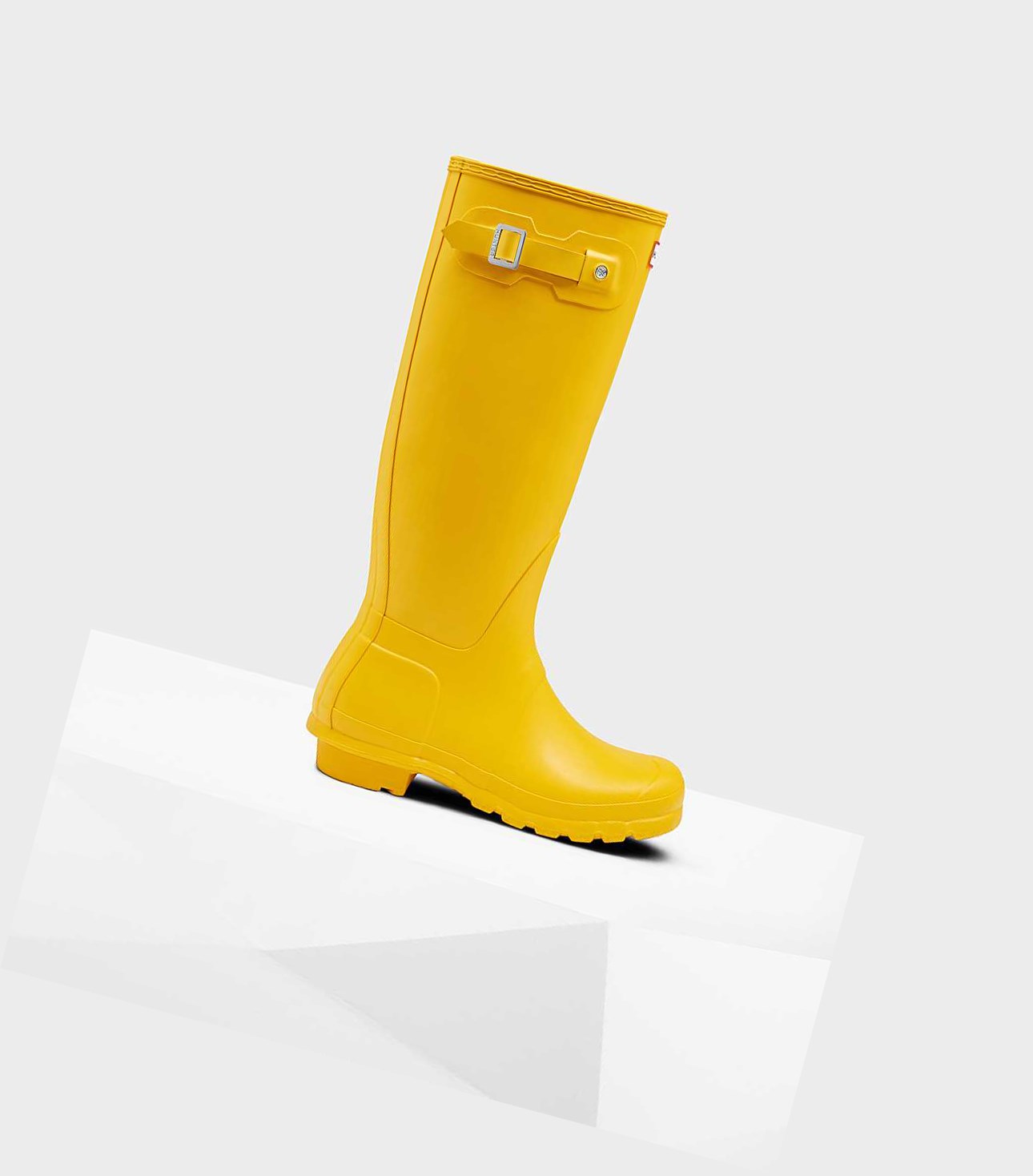 Bottes Hautes Hunter Original Wellington Femme Jaune | 97621LVBX