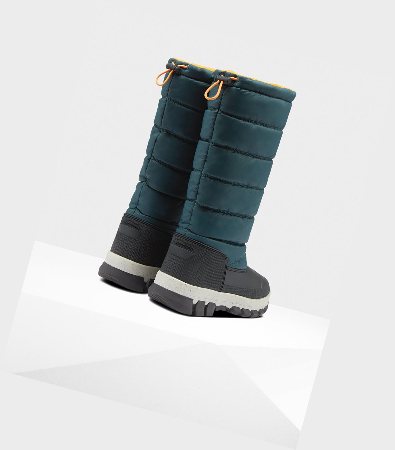 Bottes de Neige Hunter Original Insulated Alti Femme Vert Grise | 42956MPTL