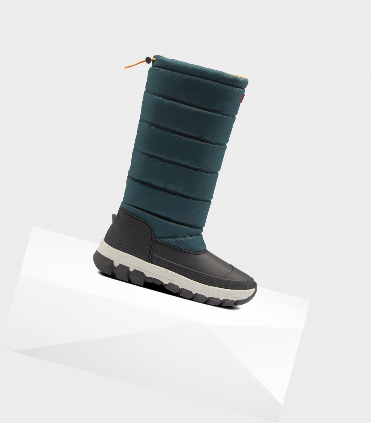 Bottes de Neige Hunter Original Insulated Alti Femme Vert Grise | 42956MPTL