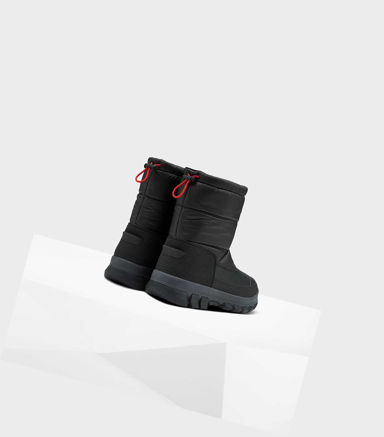 Bottes de Neige Hunter Original Insulated Corta Homme Noir | 75032MPRW