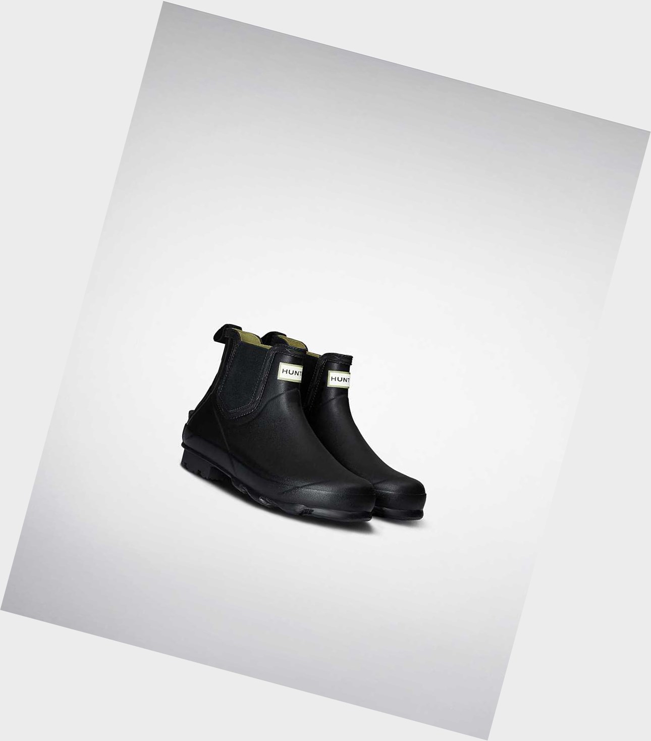 Bottines Chelsea Hunter Norris Field Homme Noir | 29873QYKN