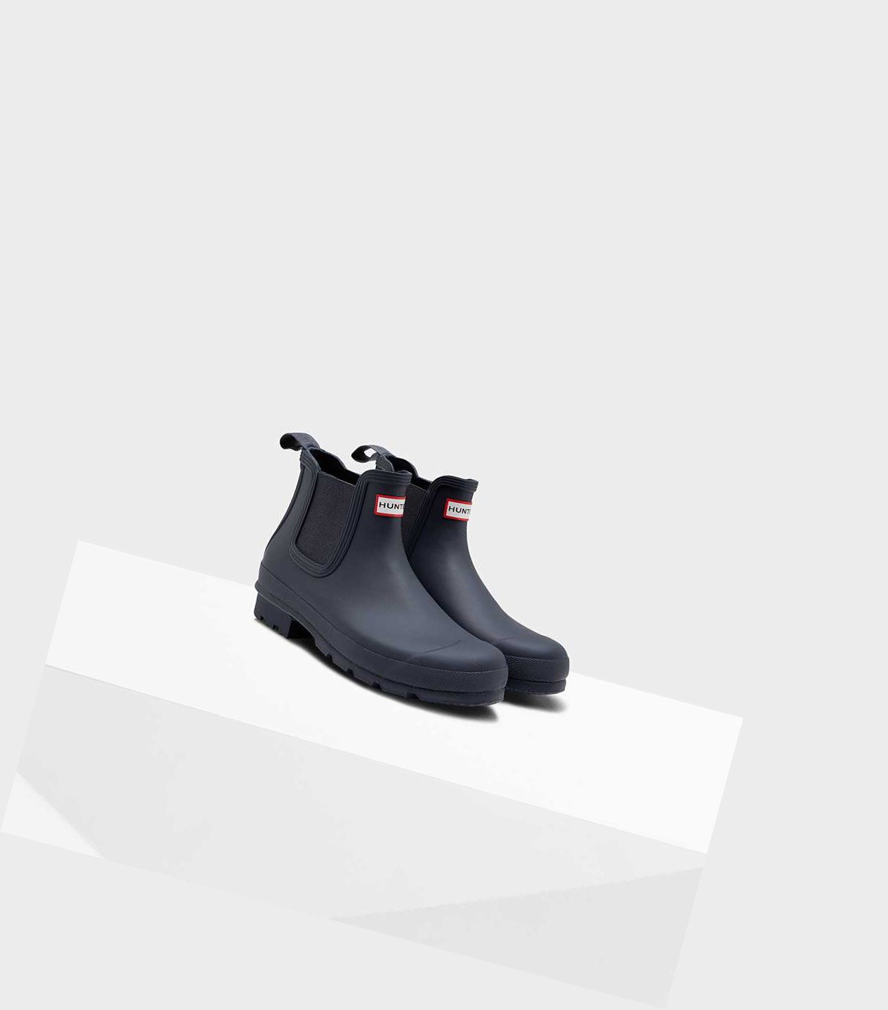 Bottines Chelsea Hunter Original Homme Bleu Marine | 27059SYHU