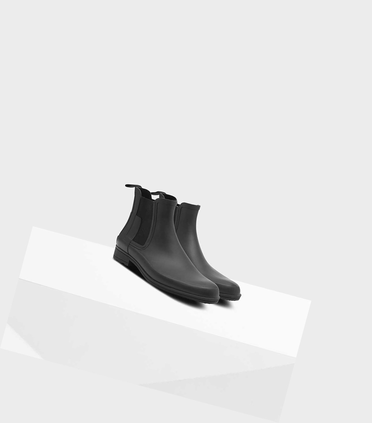 Bottines Chelsea Hunter Refined Slim Fit Homme Noir | 85091XWNO