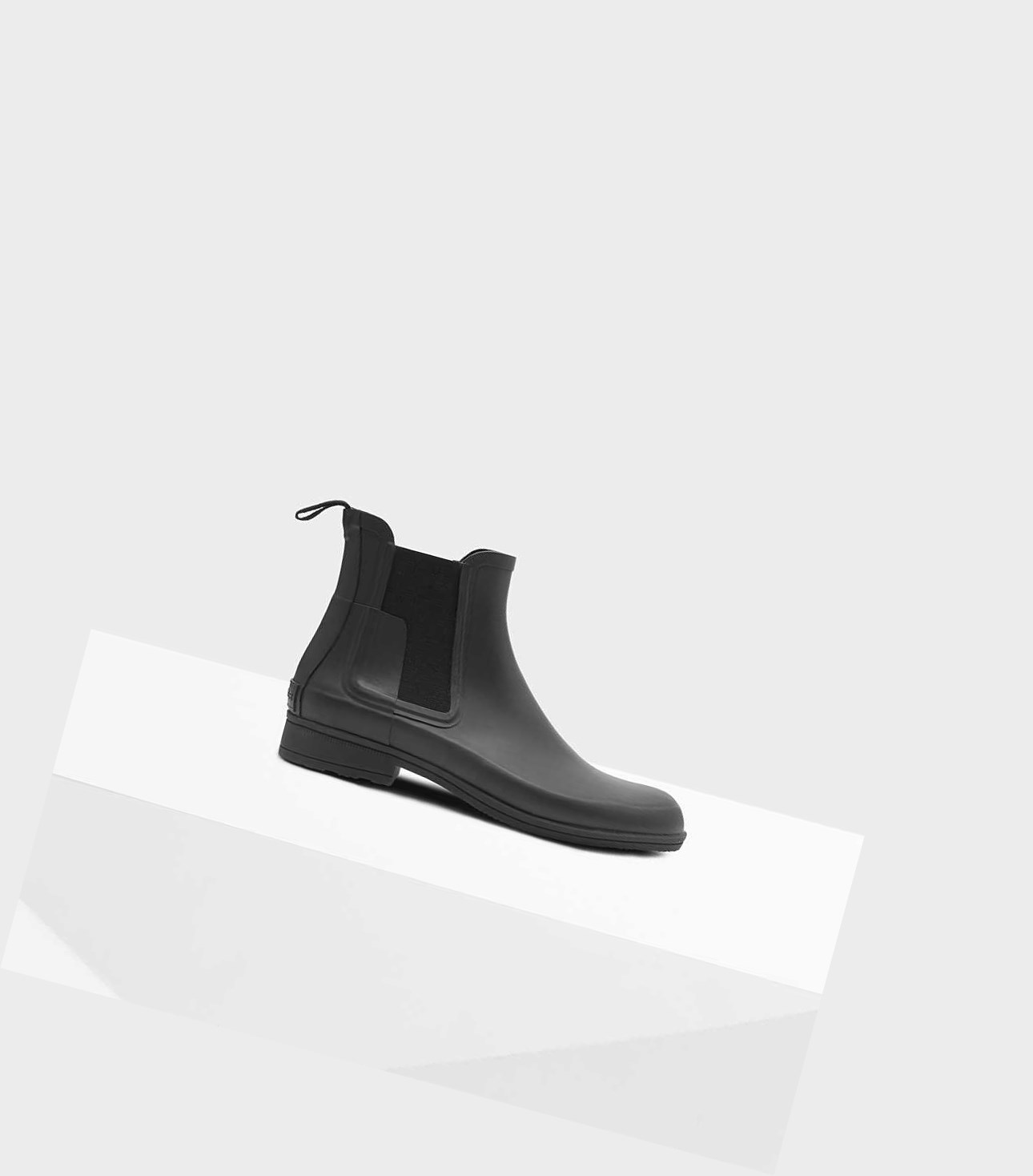 Bottines Chelsea Hunter Refined Slim Fit Homme Noir | 85091XWNO