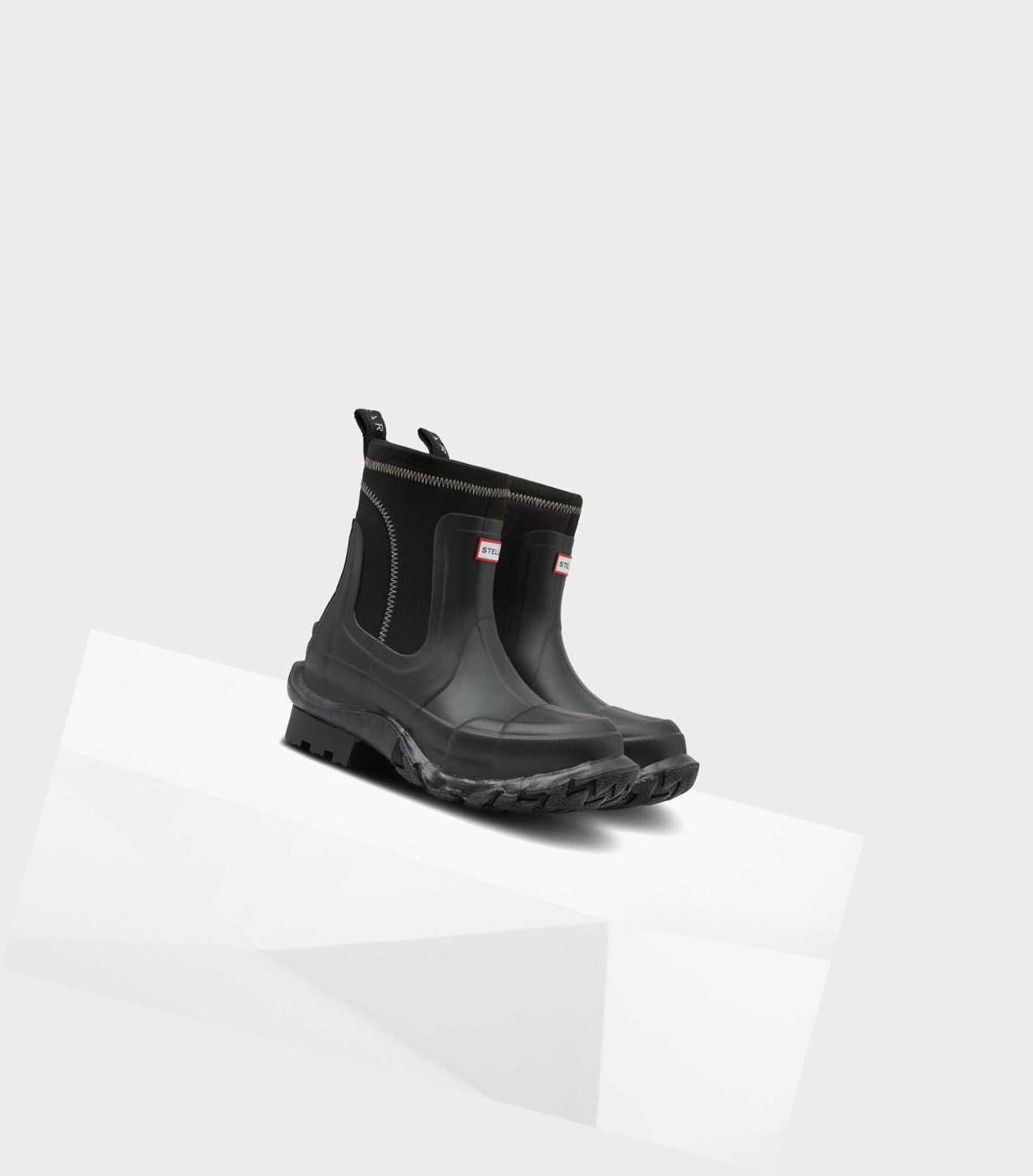 Bottines Chelsea Hunter X Stella McCartney Homme Noir | 70823GDXU