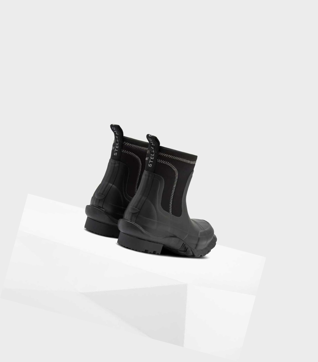 Bottines Chelsea Hunter X Stella McCartney Homme Noir | 70823GDXU